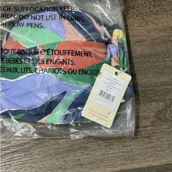 NWT! Artesands L'Avana Multi Botticelli Bandeau Bikini Top - Size 16 - Picture 13 of 13